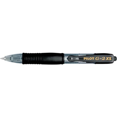 Roller gel a scatto ricaricabile Pilot G-2 Pixie 0,7 mm nero 001410